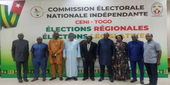 EVALUATION DU PROCESSUS ELECTORAL DE 2024 AU TOGO :  LA CENI RECOIT UNE MISSION D’INFORMATION DE LA CEDEAO